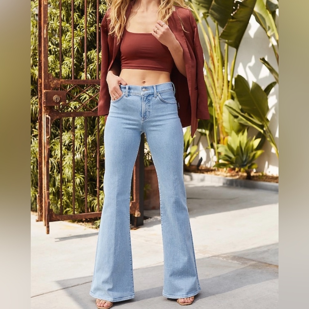 Express 70s flare jeans